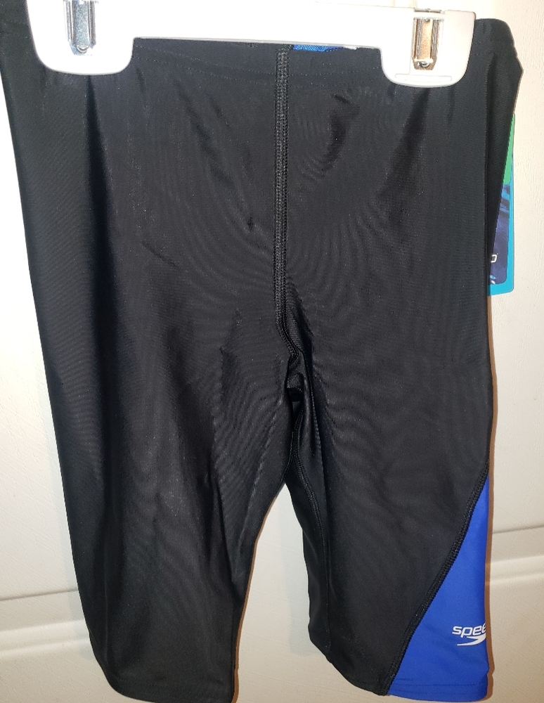 Speedo Revolve Splice Jammer Poweflex Swim Suit Men's 26 with 9" inseam